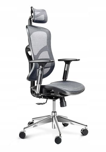 Fotel ergonomiczny Diablo Chairs V-Basic Czarno-szary na Arena.pl