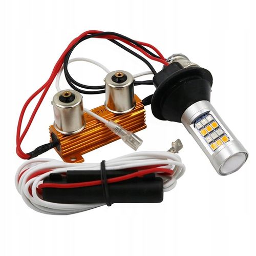 2W1 Światła DZIENNE I KIERUNKOWSKAZY LED DRL P21W na Arena.pl