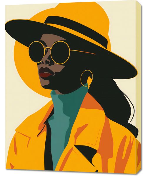 Obraz 70x90cm Żółta Stylowość zdjęcie 1