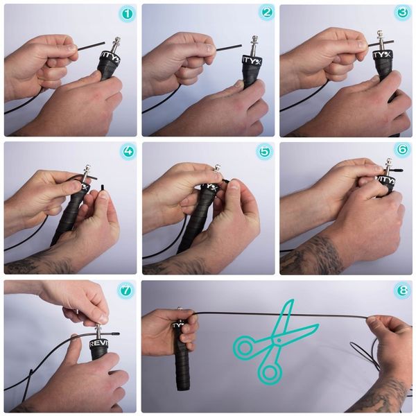 SKAKANKA BOKSERSKA ERGONOMICZNA REGULOWANA Z ŁOŻYSKAMI I OBCIĄŻENIEM 300 CM zdjęcie 3