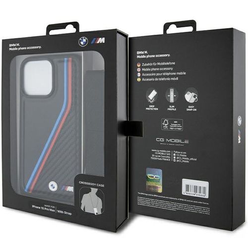 Etui BMW do iPhone 15 Pro 6,1"", Czarny na Arena.pl