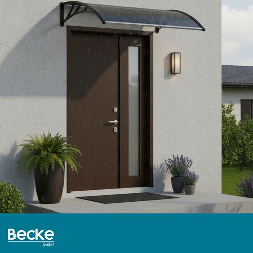 Daszek nad drzwi zadaszenie 150 x 80 cm szary na Arena.pl