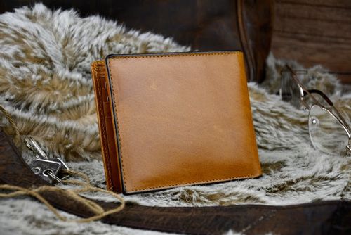 Oryginalny Portfel Męski Skórzany Brązowy Buffalo Wild RFID Poręczny na Arena.pl