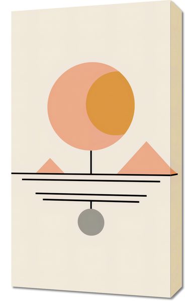 Obraz 40x70cm Geometryczna Utopia zdjęcie 1