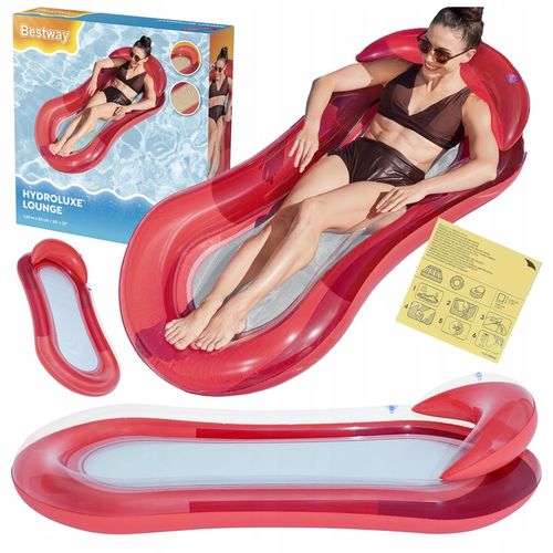 Materac z siatką dmuchany do pływania hamak wodny z oparciem Bestway 43103 na Arena.pl