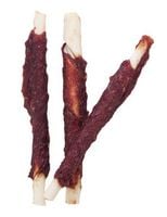 Zdrowy przysmak wysokomięsny dla psa Adbi Filety z wołowiny na patyku 500g