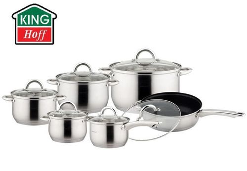 GARNKI KiNGHOFF JUMBO SILVER 12 ELE KH-4450 na Arena.pl