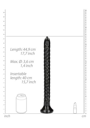 swirled anal snake - 16''/ 40 cm na Arena.pl