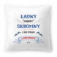 Poduszka Dla Laboranta Na Urodziny Na Prezent Z Nadrukiem Ze Zdjęciem