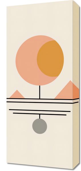 Obraz 30x70cm Geometryczna Utopia zdjęcie 1