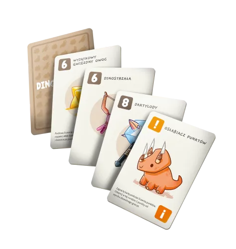 Dinokalipsa - strategiczna gra karciana z negatywną interakcją 2 - 4 graczy na Arena.pl