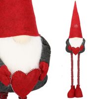 Skrzat 75-120cm ozdoba świąteczna, krasnal świąteczny, gnom na teleskopowych nóżkach