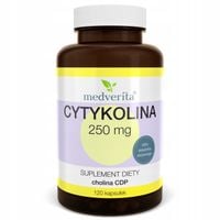 CYTYKOLINA 250 mg cholina CDP choline citicoline Układ Nerwowy 120 kapsułek