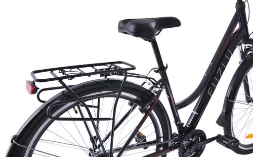 Rower trekkingowy 28 Fuzlu Core Lady amor. 18" czarny/czerwony/biały na Arena.pl