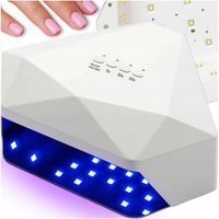 2X PROFESJONALNA LAMPA UV LED DO PAZNOKCI HYBRYDY ŻELI MOCNA 24/48W