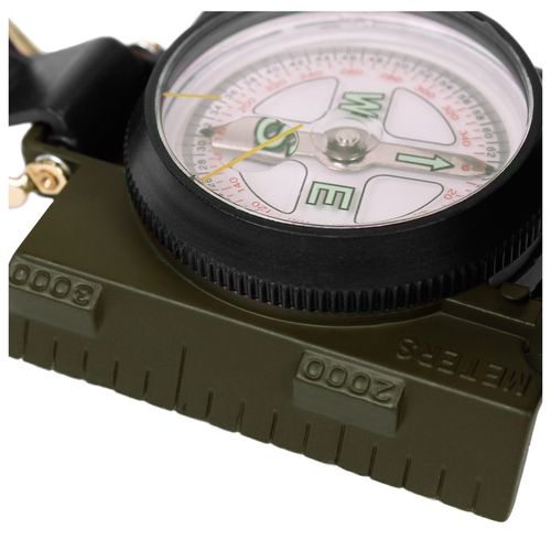 KOMPAS TURYSTYCZNY BUSOLA METALOWY MIL-TEC US RANGER PODŚWIETLANY OLIVE na Arena.pl