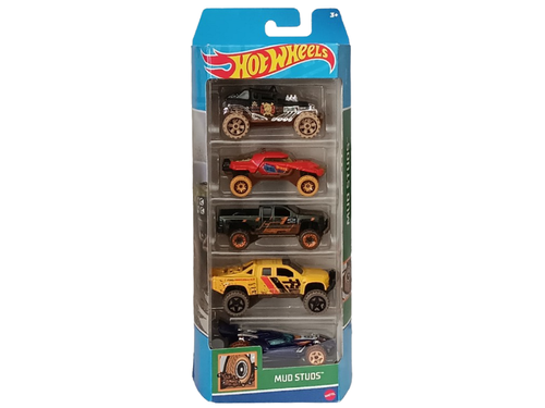 Autka Hot Wheels - Mud Studs - 5 pak (HTV40) na Arena.pl