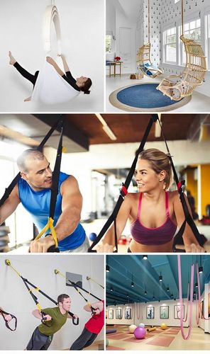 HAK MOCOWANIE SUFITOWE STALOWY UCHWYT DO MONTAŻU PASÓW TRX HUŚTAWKI WORKA na Arena.pl