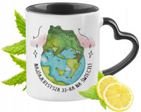 Na Urodziny 33 33Cie Kubek Czarny Z Uszkiem W Kształcie Serca Na Prezent