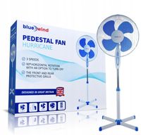 Wentylator stojący Blue Wind biały