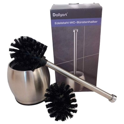 Szczotka toaletowa WC z pojemnikiem czarna na Arena.pl