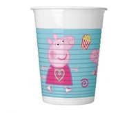 kubeczki plastikowe  peppa 200 ml, 8 szt