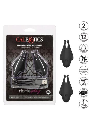 Rechargeable Nipplettes Black na Arena.pl