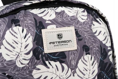 jednokomorowy plecak miejski z zewnętrzną kieszenią - peterson na Arena.pl