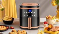 2 x FRYTKOWNICA FRYTOWNICA BEZTŁUSZCZOWA 1900W Aigostar AVA 7L Smart Wifi