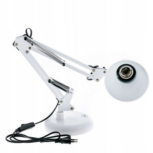 Lampka LED na E27 Biurkowa Lampa Szkolna Nocna Kreślarska Regulowana Uchwyt na Arena.pl