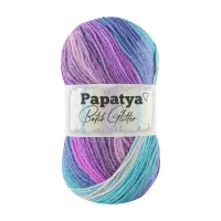 WŁÓCZKA PAPATYA BATIK GLITTER metalizowana 05