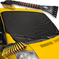 Osłona Mata Antyszronowa BUS 220x100CM Duża + Skrobaczka Ze Szczotką 65CM