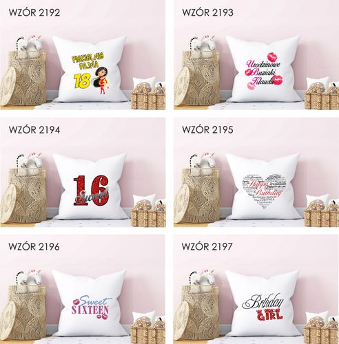 FOTO Poduszka Prezent na urodziny 20 30 40 50 60 na Arena.pl