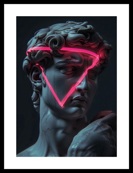 Plakat 25x35cm Neonowy Renesans zdjęcie 3