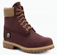 Timberland Premium 6 Inch Lace Up Waterproof burgundy nubuck 44,5
