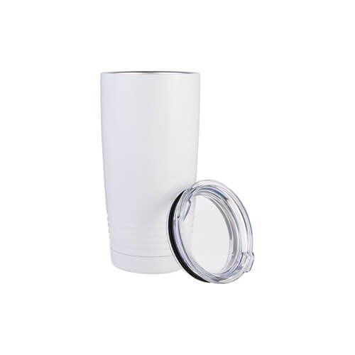 Tumbler termiczny 600 ml Ringneck do sublimacji - biały zdjęcie 2