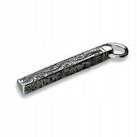 ZAWIESZKA SREBRNA TALIZMAN AMULET OBELISK RUNICZNY SREBRO 925 - 13g