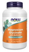 NOW FOODS Magnesium Glycinate with BioPerine Glicynian Magn z Biop 180 kap.