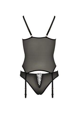 bielizna lara corset black l/xl   casmir na Arena.pl