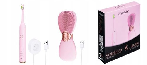 SZCZOTECZKA SONICZNA DO ZĘBÓW VITAMMY SYMPHONY + SZCZOTECZKA DO TWARZY na Arena.pl