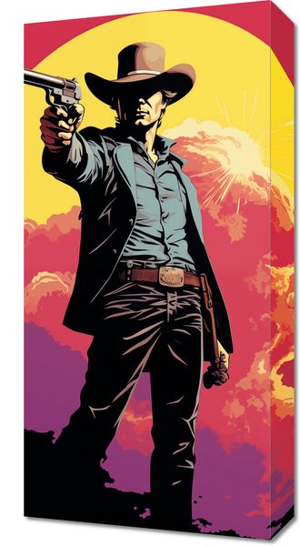 Obraz 30x60cm Strzelec z Epoki zdjęcie 1