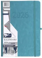 Kalendarz 2026 B5 Tygodniowy Jazz, Turkusowy