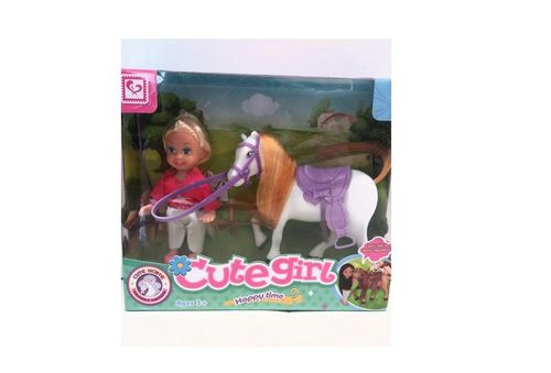 lalka z konikiem 21x18cm | 11863 na Arena.pl