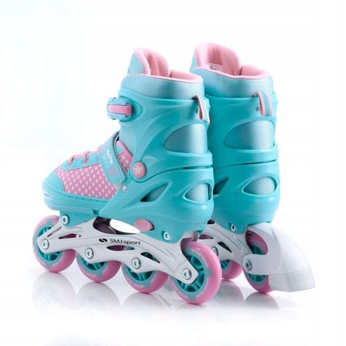 Łyżworolki wielosezonowe regulowane rolki + łyżwy damskie r. 38-41 SMJ Lily na Arena.pl