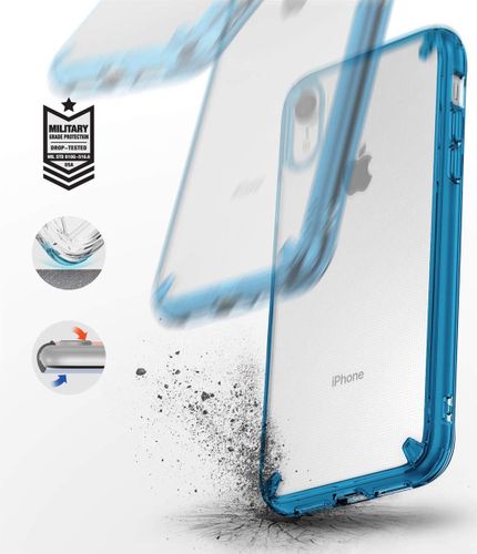Etui Ringke Fusion do iPhone XR (Aqua Blue) na Arena.pl