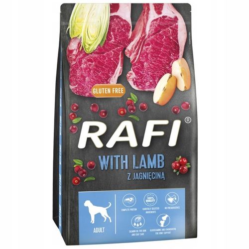 RAFI Adult Lamb 10kg z Jagnięcina karma dla psa + Wizytówka "mój pies" na Arena.pl