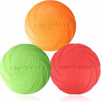 3x Frisbee GUMOWE ZESTAW ZABAWKA DLA PSA 18CM