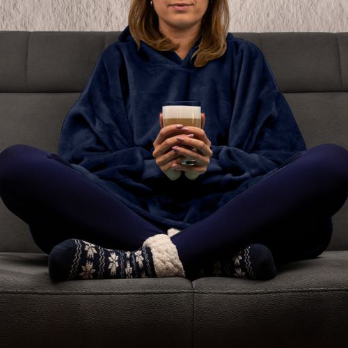 Bluzair - Bluza koc - Granatowy na Arena.pl