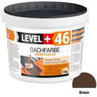 Farba dachowa płynna folia brązowa 4kg Level+46