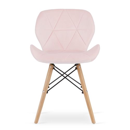 Krzesło LAGO Aksamit - róż x 4 na Arena.pl